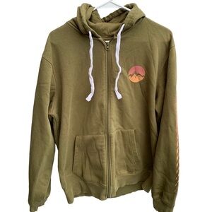 DIP Hoodie Sweatshirt Mountains Outdoor Size Large